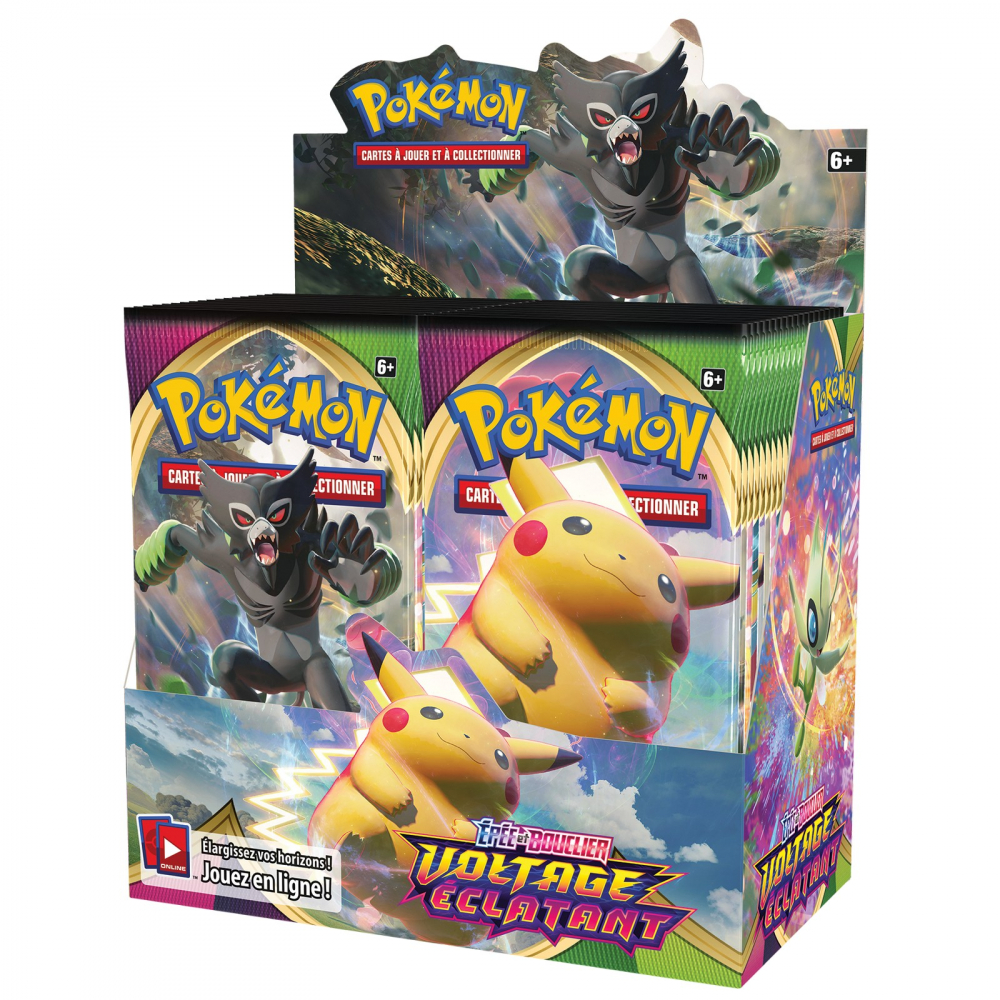 Boite de Boosters Français 36 Boosters EB04 Epée et Bouclier 4 Voltage Eclatant Pokémon