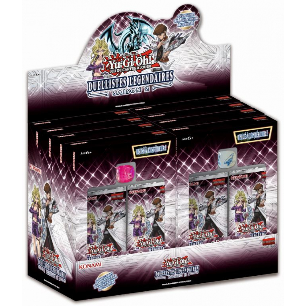 Yu Gi Oh Duelliste Legendaire Saison 3 Coffret Duellistes Légendaires Saison 2 - Lot de 8 Yu-Gi-Oh! - UltraJeux