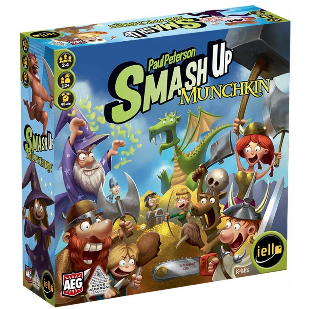 Jeu de Cartes Smash Up Munchkin Stratégie UltraJeux