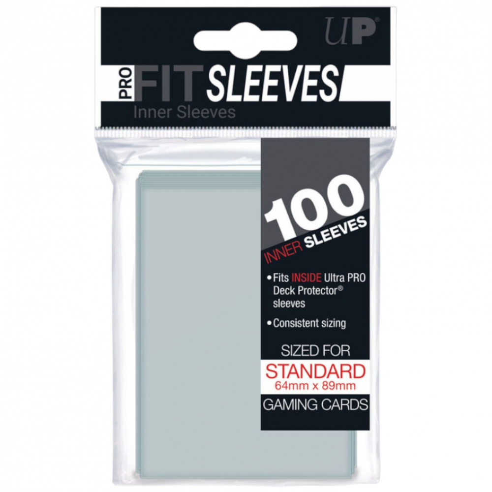 Protèges Cartes Standard Sleeves Ultra-pro Sleeve Pro Fit par 100 -  UltraJeux