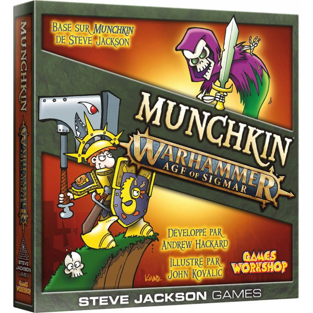 Jeu de Cartes Munchkin Warhammer Age of Sigmar Ambiance UltraJeux