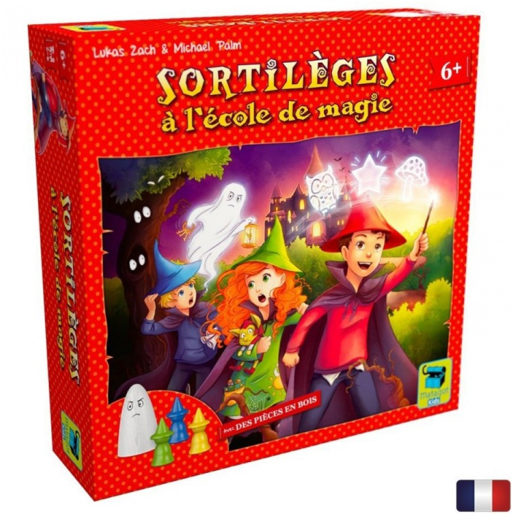 Jeu de Plateau Sortilèges à l'école de la magie Enfant - UltraJeux