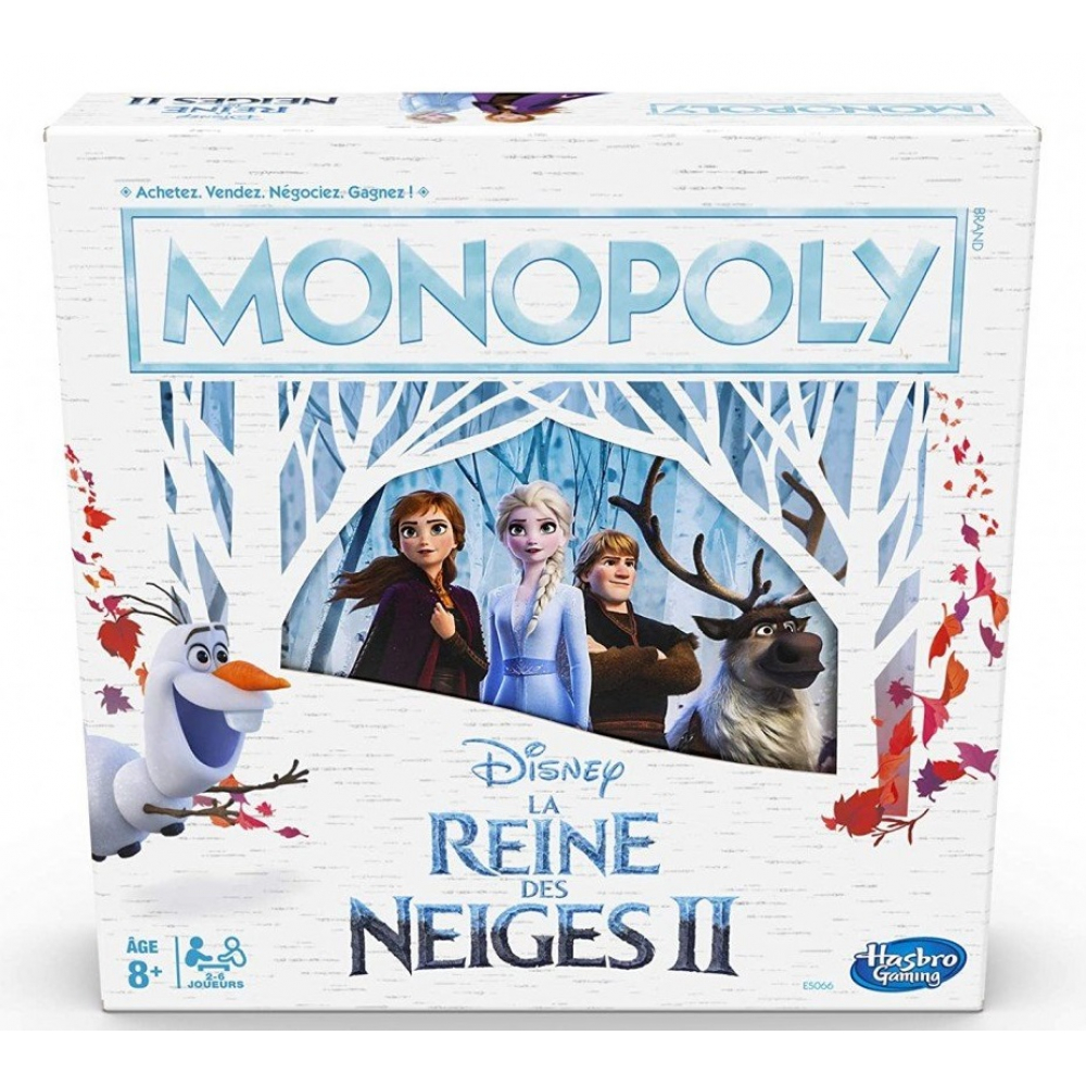 Jeu de Plateau Monopoly La Reine Des Neiges II - UltraJeux
