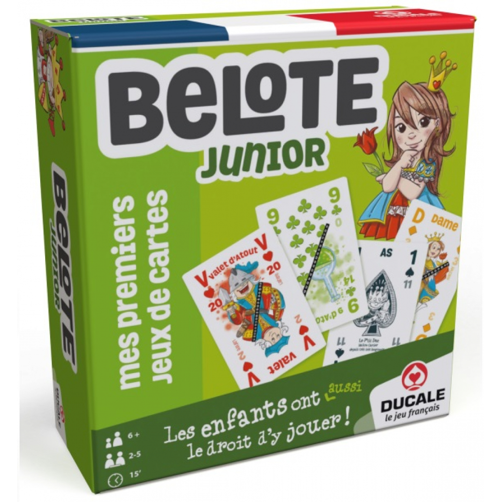 Jeu de Cartes Belote Junior - Mes premiers jeux de cartes Enfant