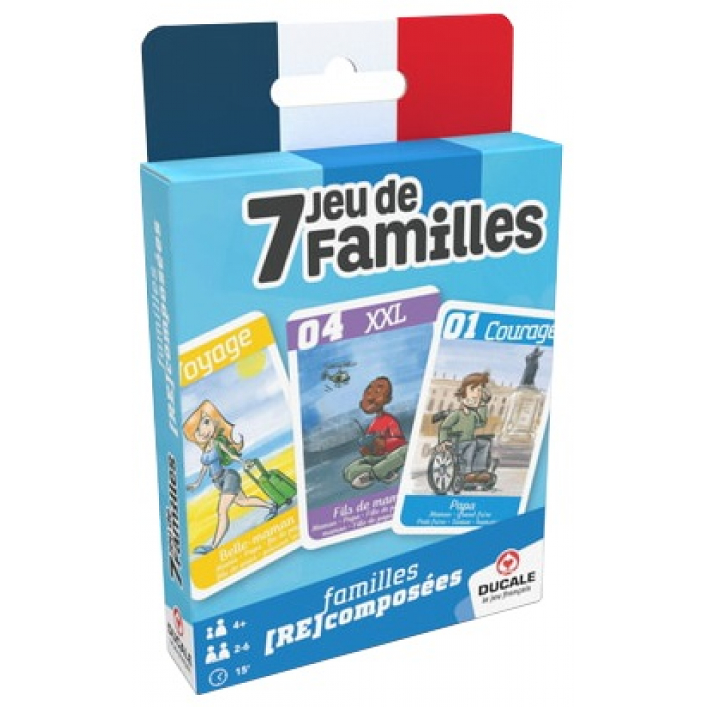 Jeu de 7 Familles - Familles recomposées - Jeux de Société - Enfant