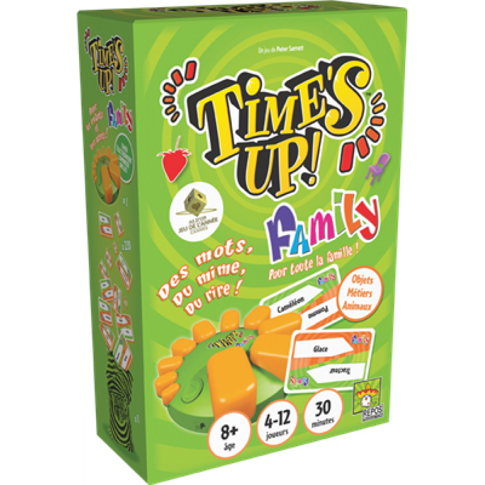 Jeu de devinettes Time's Up Family (Vert) GMS - UltraJeux