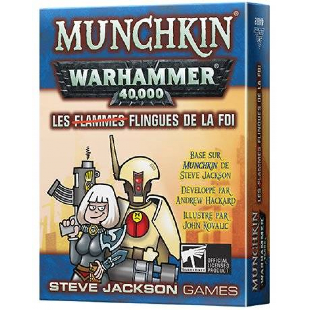 Jeu de Cartes Munchkin Warhammer 40000 Les Flingues de la Foi Ambiance UltraJeux