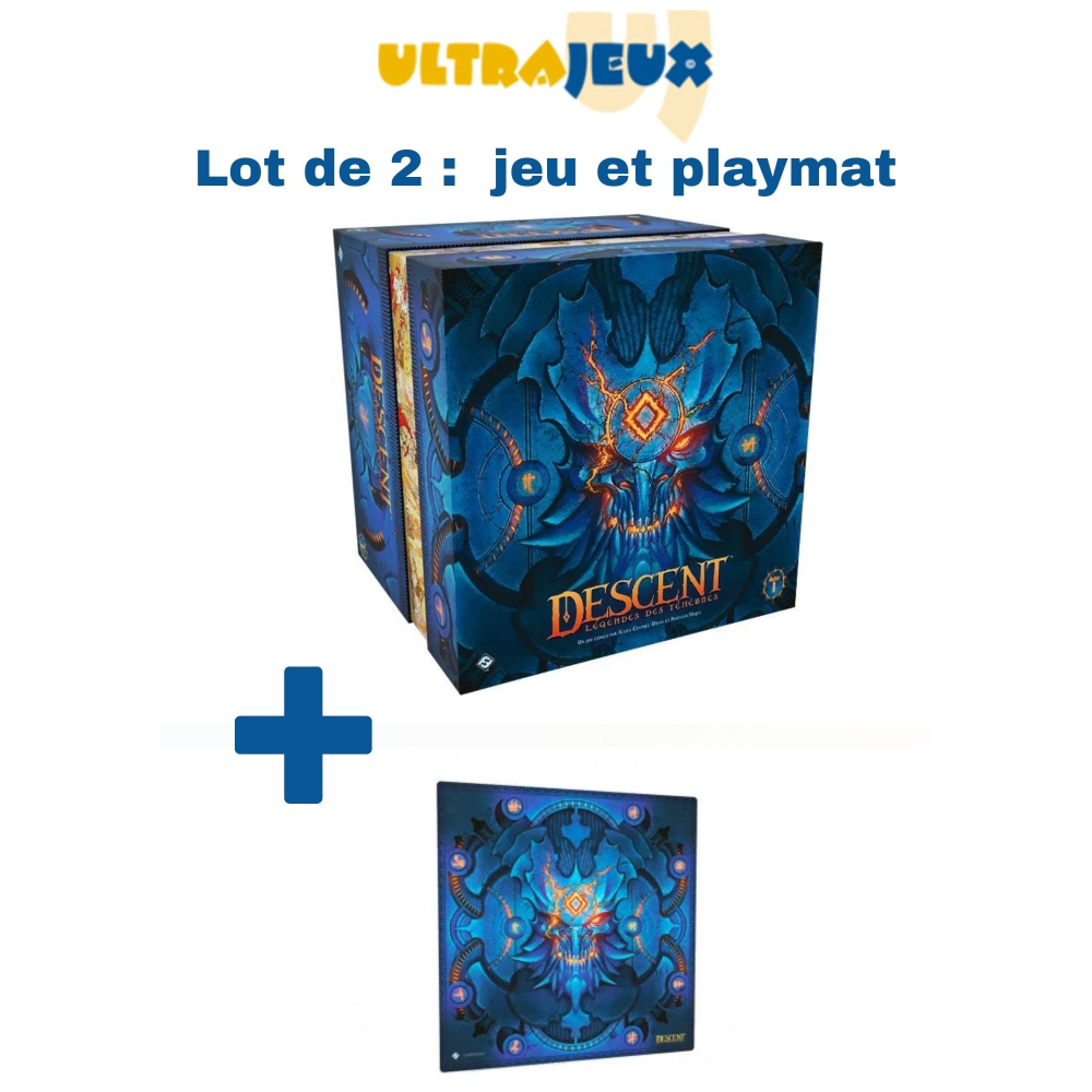 Exploration Descent Légende des ténèbres + Playmat Aventure UltraJeux