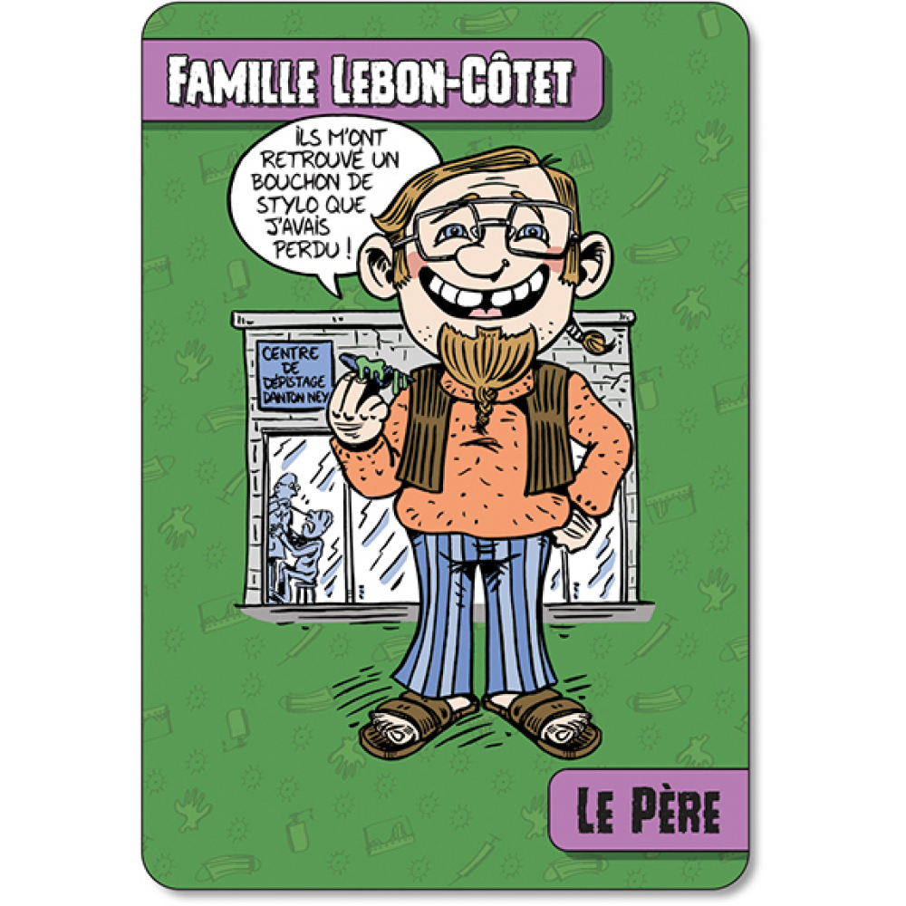 Jeu de Cartes Les 7 Familles contre le COVID Ambiance - UltraJeux