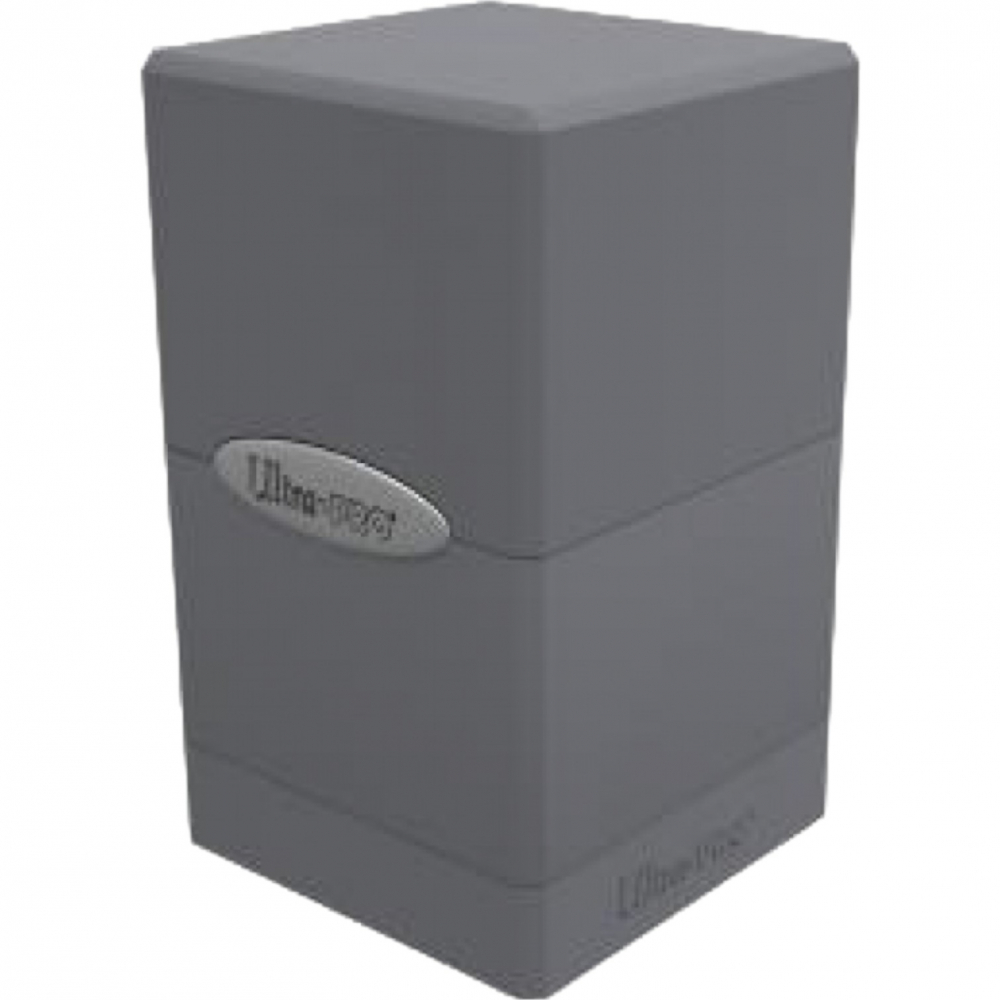 Ultra Pro Deckbox Satin Tower Rouge C6 - Boîte De Rangement Cartes De Jeu
