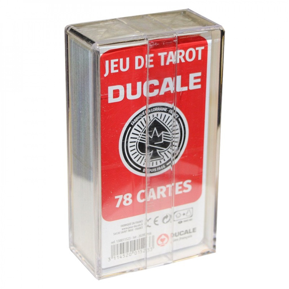 DUCALE BOITE PLASTIQUE - JEU DE CARTES - SOUS DISPLAY - FRANCE CARTES  130011522