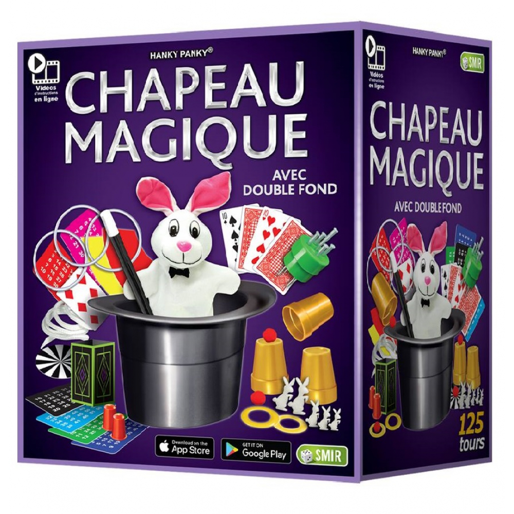 Jeu De Magie Clementoni 'Le Chapeau Magique' - 40 Tours, âge 7 Ans Et Plus, Fabriqué En Italie