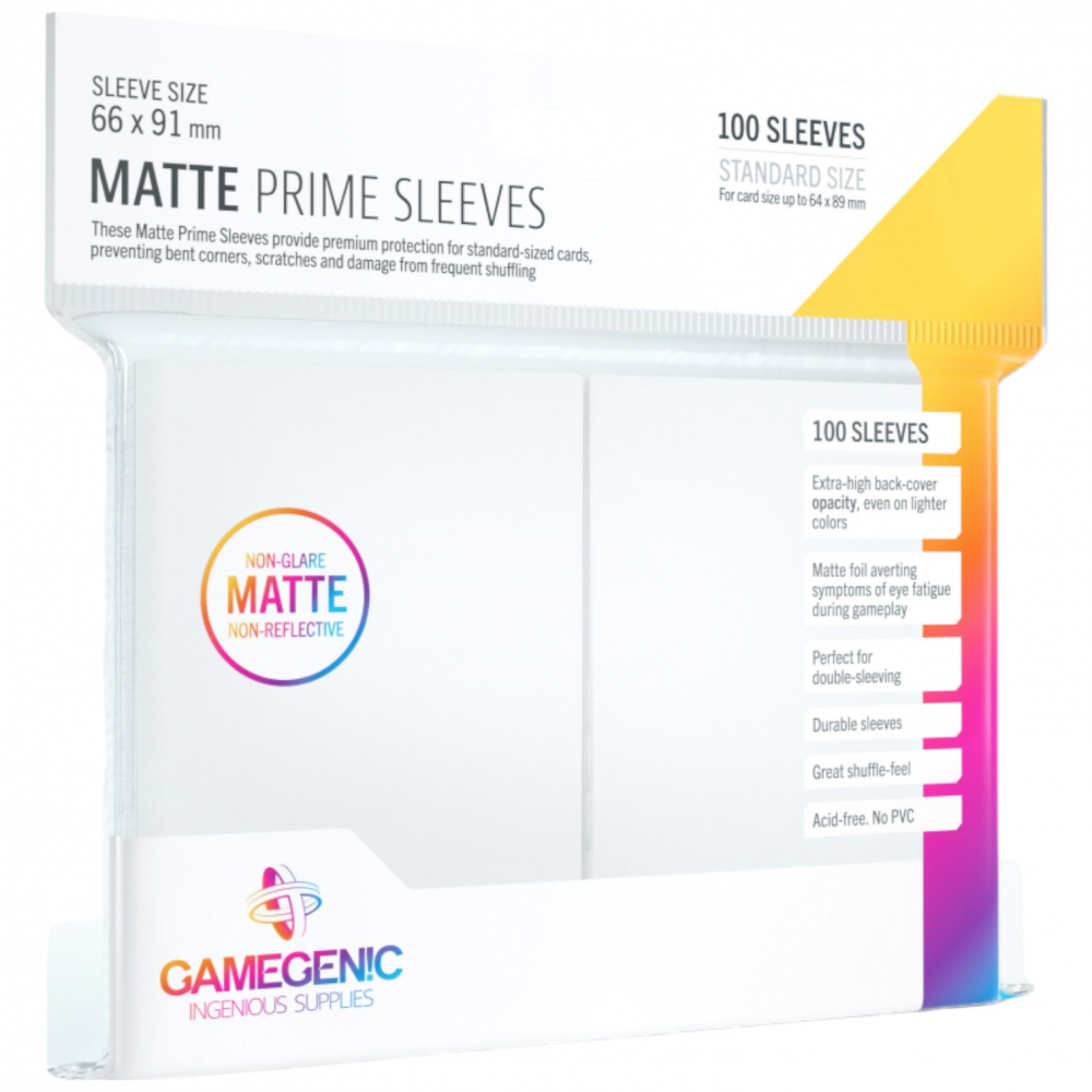 Protèges Cartes Standard Sleeves Ultra-pro Standard Par 100 Blanc Matte -  UltraJeux