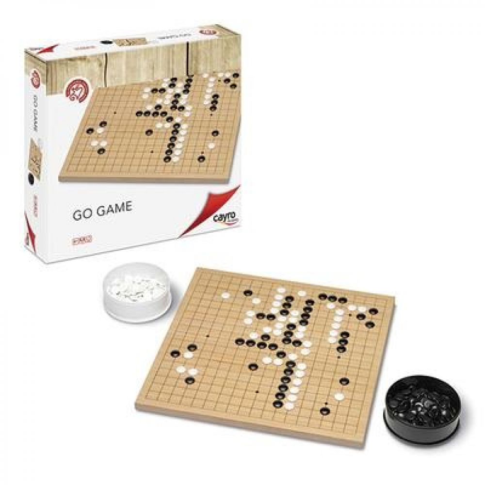 Cayro - 636 - Jeu De Plateau - Jeu De Go Luxe - 40 X 40 Cm