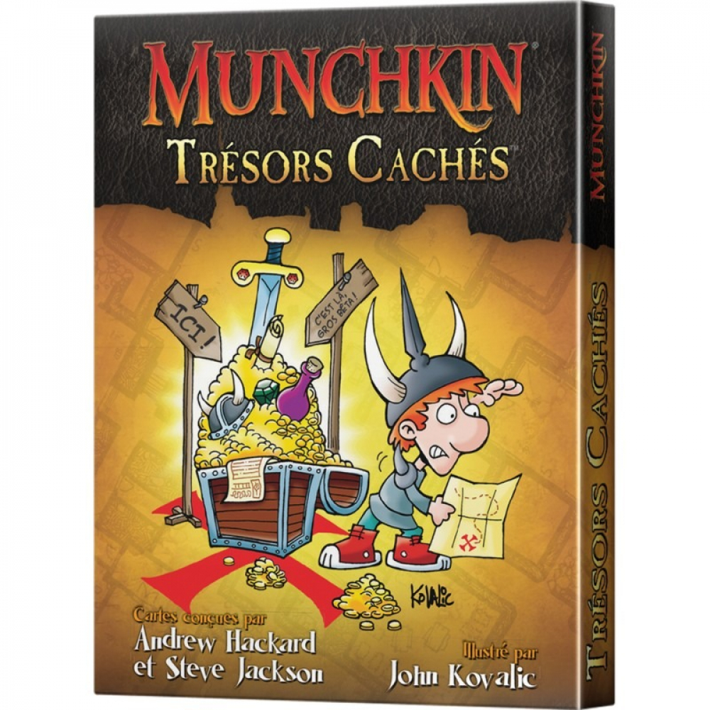 Jeu de Cartes Munchkin : Trésors Cachés Best-Seller - UltraJeux