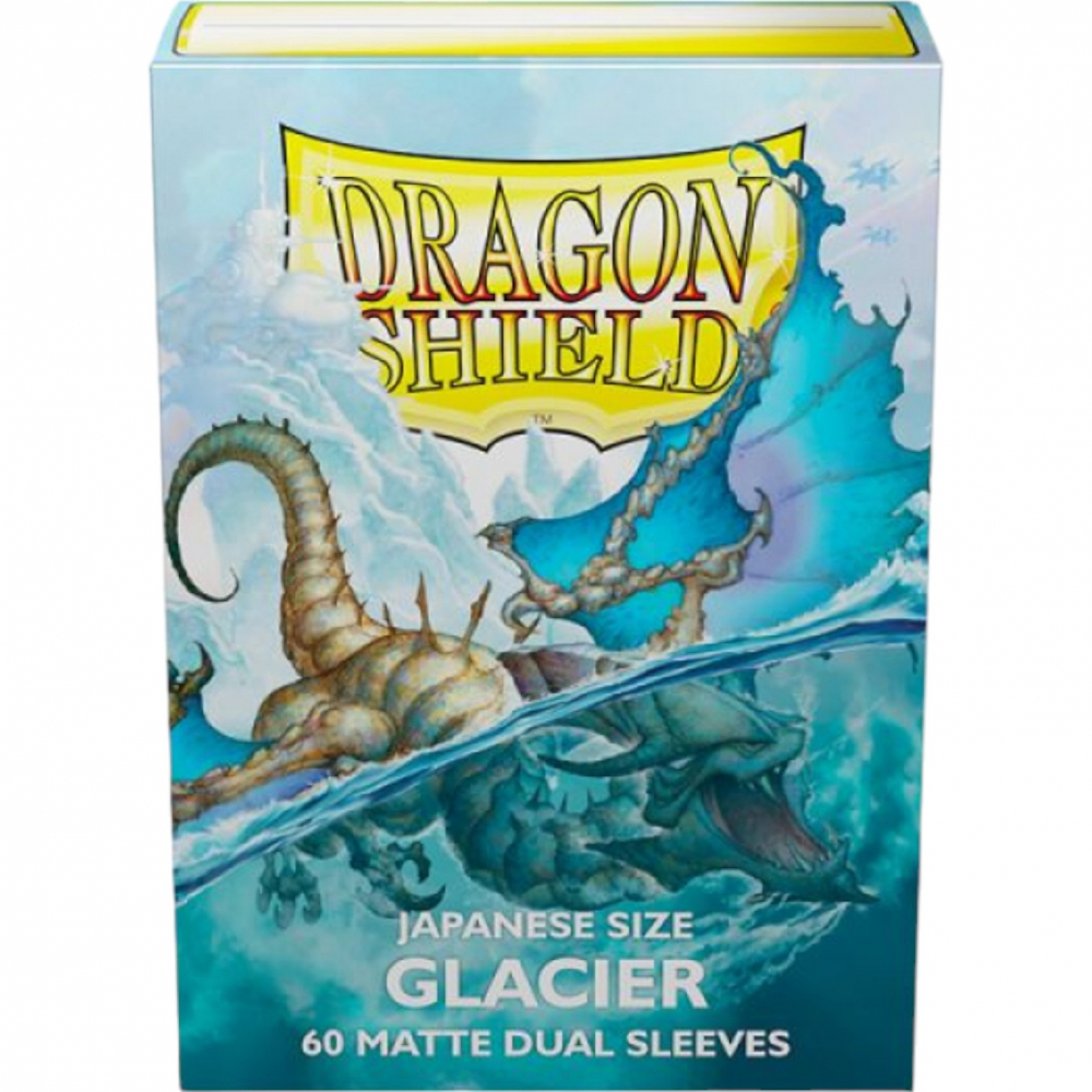 Perfect Fit Sealable Inner Japanese Size - Dual Matte Glacier 60ct For YuGiOh  Cards Dragon Shield Sleeves