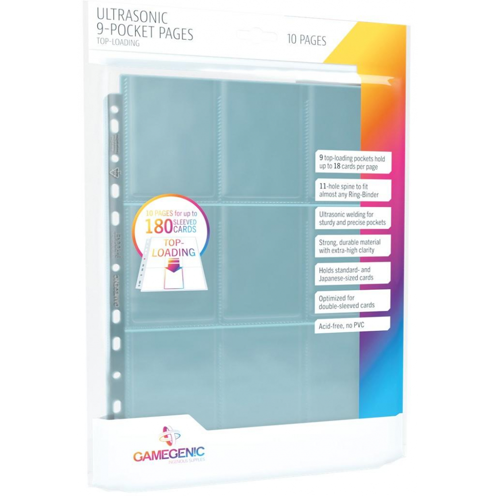 Feuilles Pour Classeur à Timbres MUROAD - Lot De 10 Pages Transparentes 7 Lignes - Protection Collection