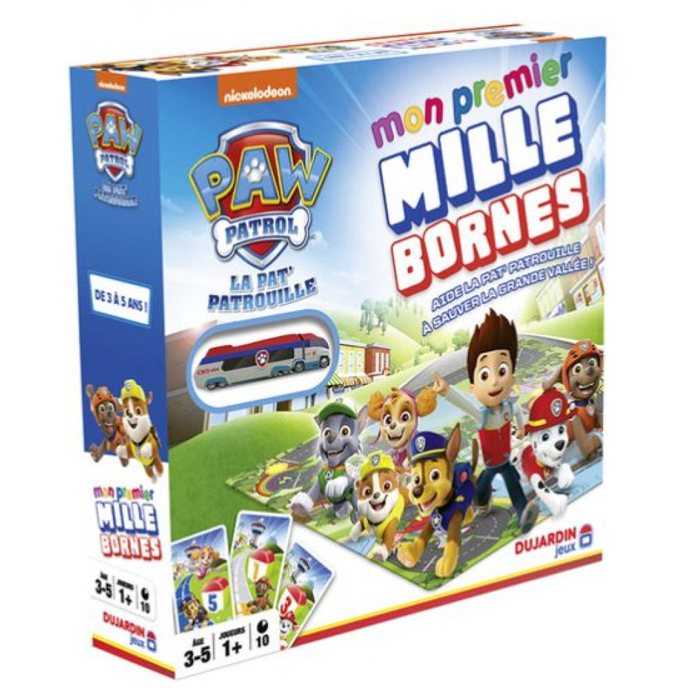 Jeu de Cartes Mon premier Mille Bornes Pat'Patrouille Enfant - UltraJeux