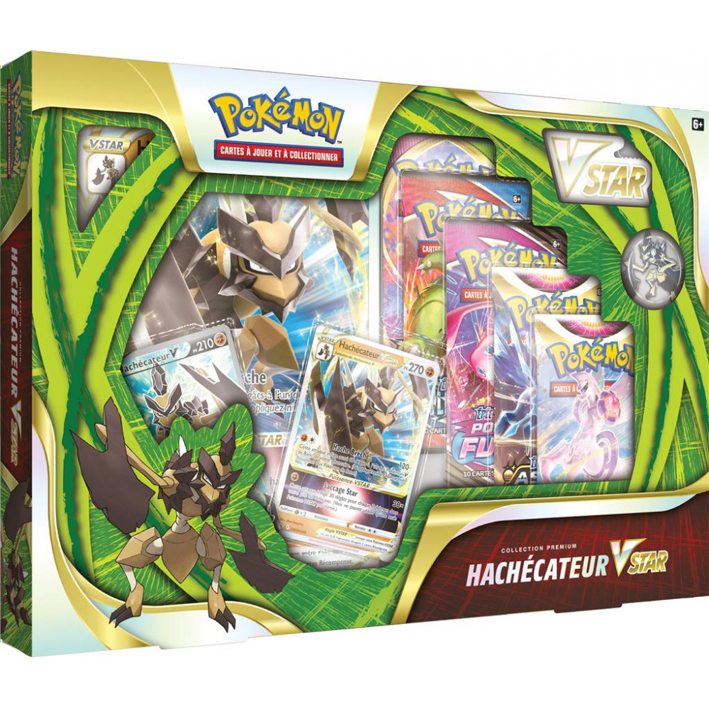 Coffret Collection Premium - Hachécateur V-Star Pokémon - UltraJeux