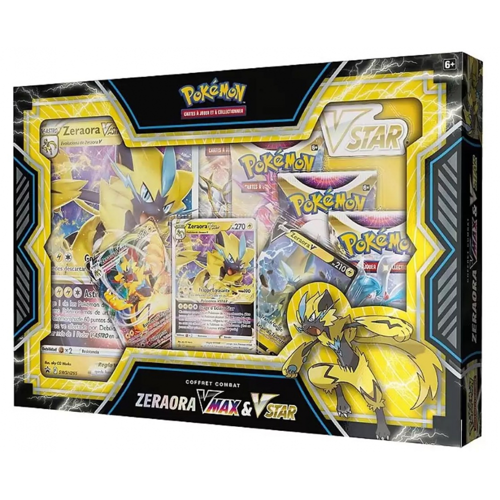 Coffret Coffret Zéraora VMax & VStar Pokémon - UltraJeux