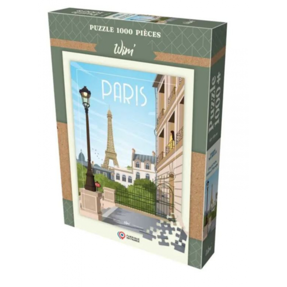 Puzzle Wim - Paris Ma Belle - 1000 Pièces Réflexion - UltraJeux