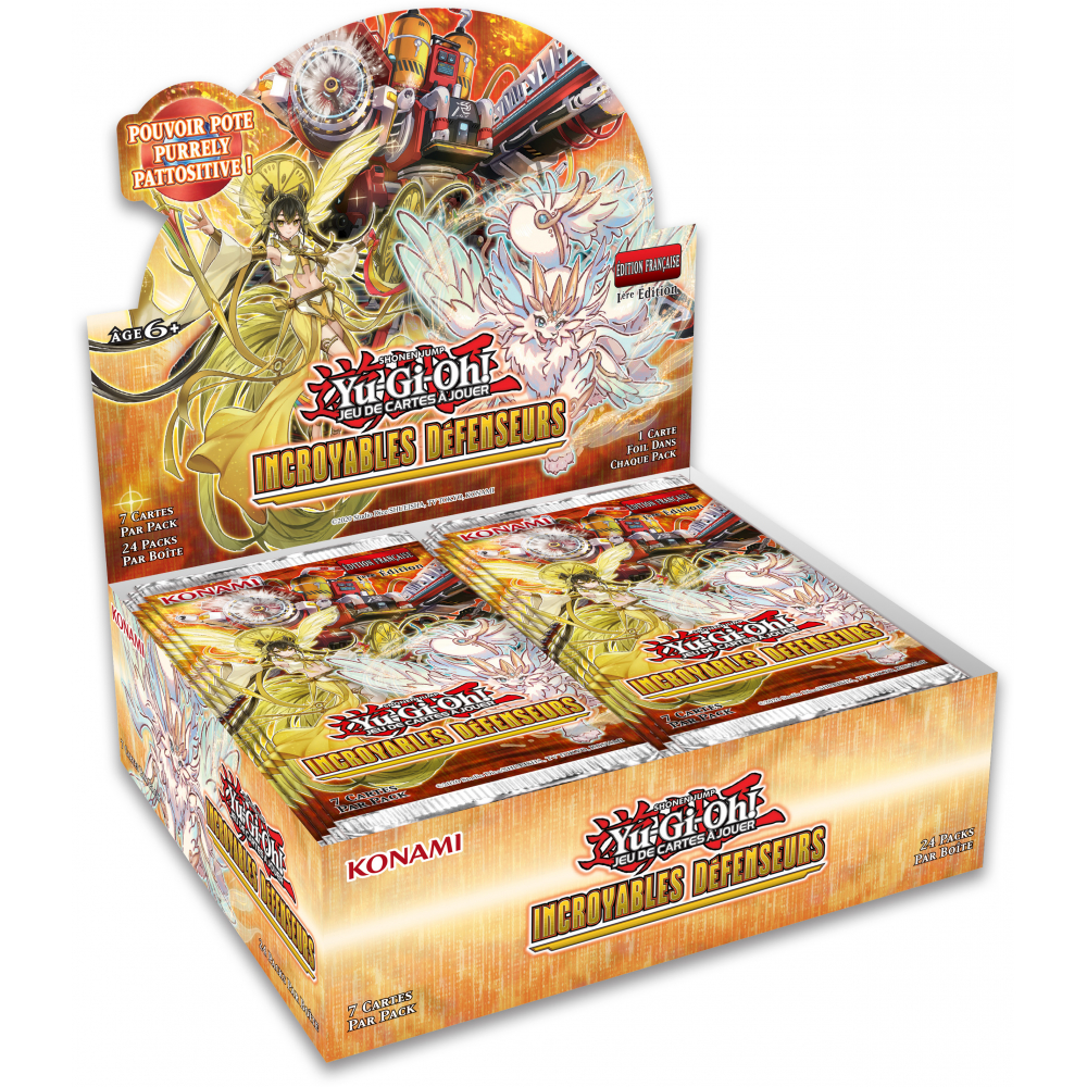 Yu-Gi-Oh! Display de 24 boosters - Incroyables Défenseurs - Cartes à C