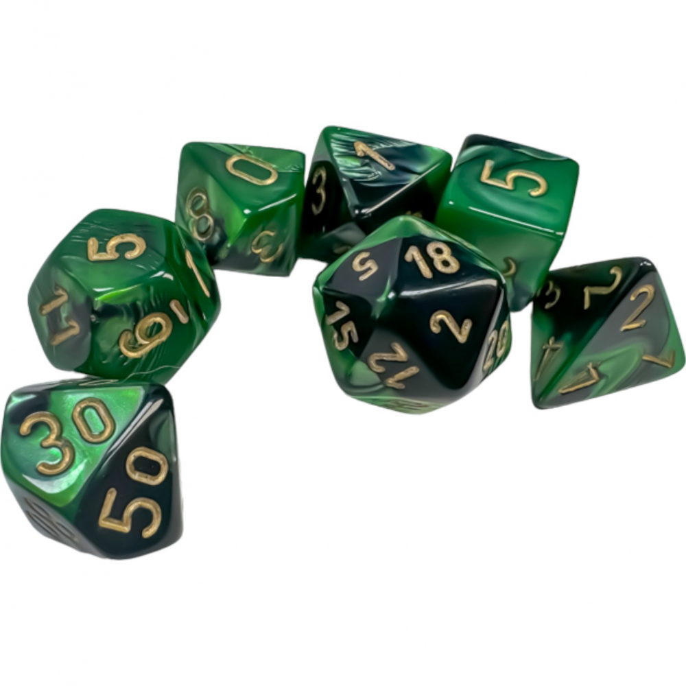 Dés et Gemmes Chessex Set de 7 dés Assortiments Jeux