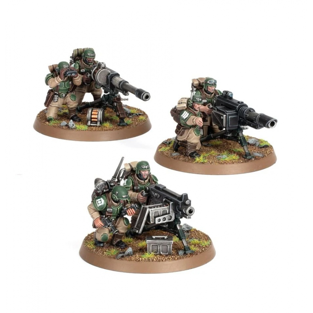 Figurines Warhammer 40.000 - Astra Militarum : Cadian Heavy Weapons Squad  (Nouvelle version) Warhammer 40.000 - UltraJeux