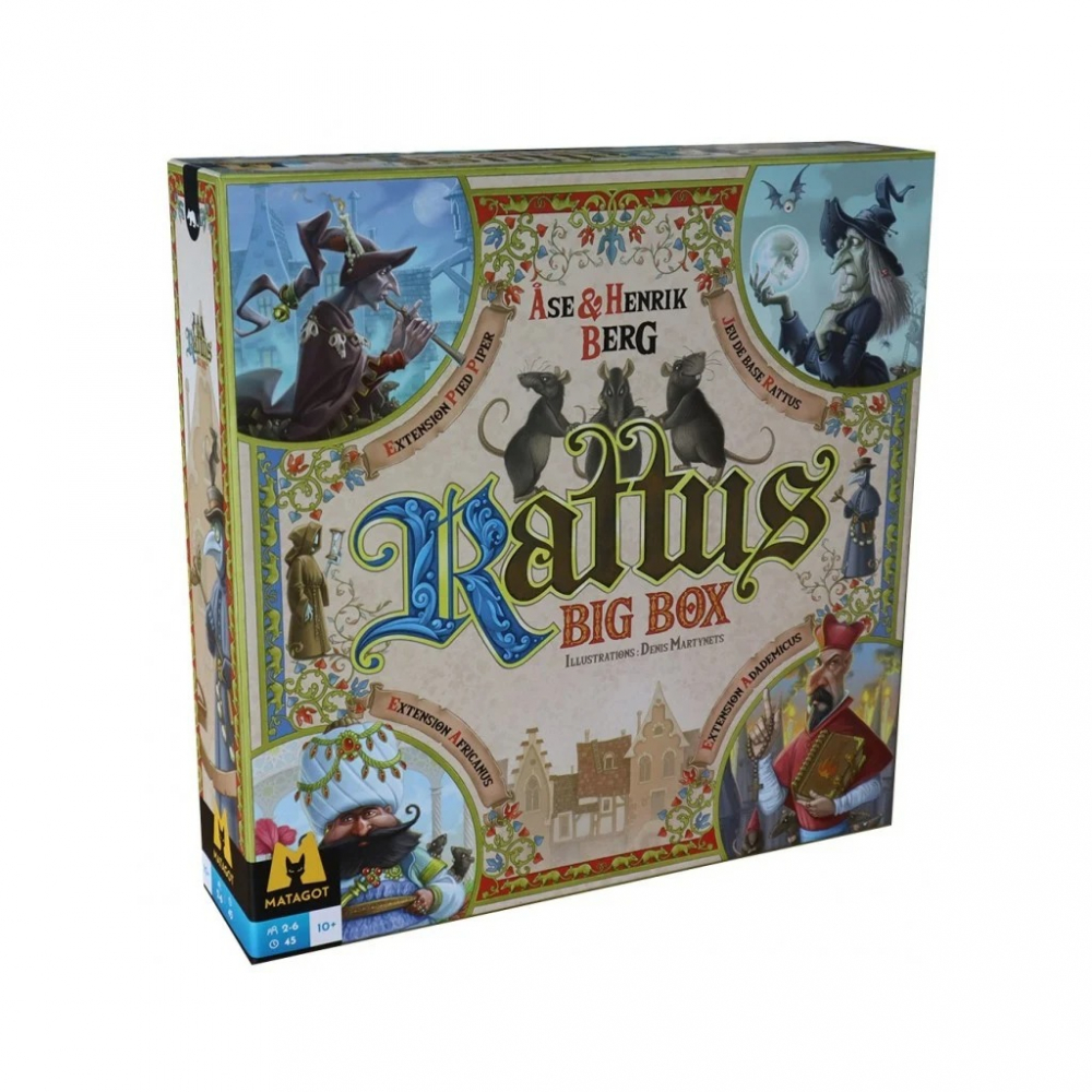 Jeu de Plateau Rattus - Big Box Stratégie - UltraJeux