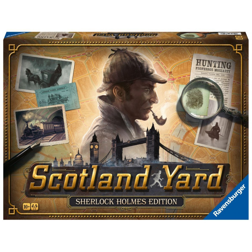Jeu de Plateau Scotland Yard Sherlock Holmes Edition Classique UltraJeux