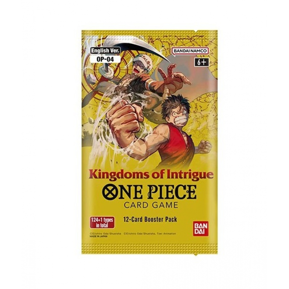Booster en Anglais Booster : Kingdoms of Intrigue - OP04 One Piece Card  Game - UltraJeux