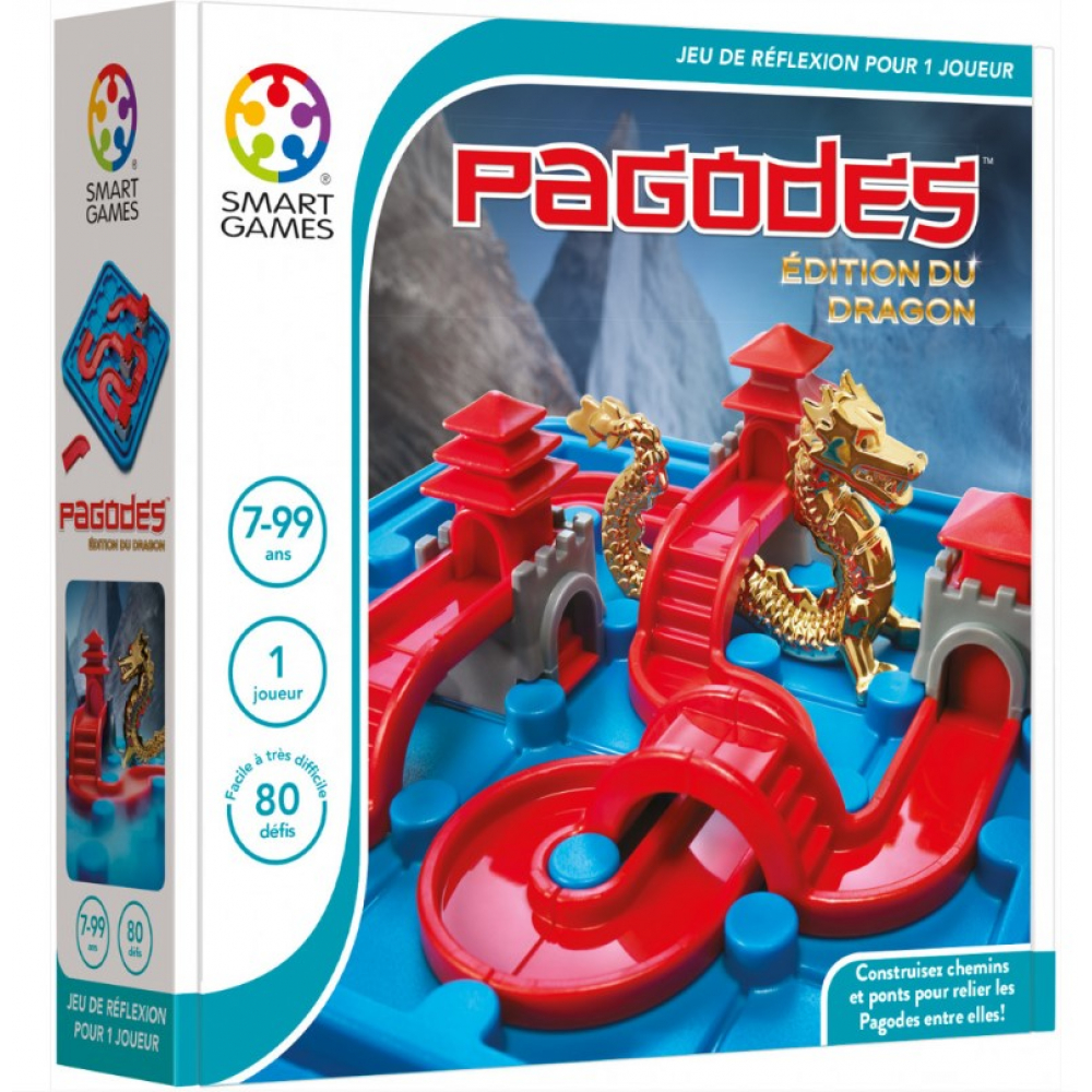 Casse-tête Smart Games - Pagodes - édition du dragon Enfant