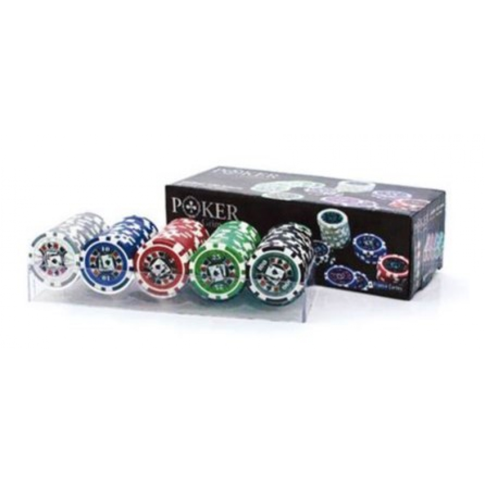 Vigevee Jetons de poker Coffret de Poker en Aluminium avec 300 jetons
