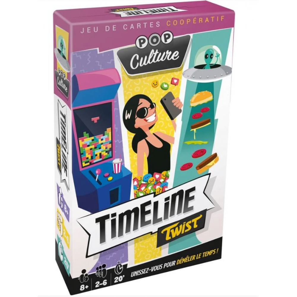 Timeline Twist : Clutch Box - 165 cartes - Jeux de société 