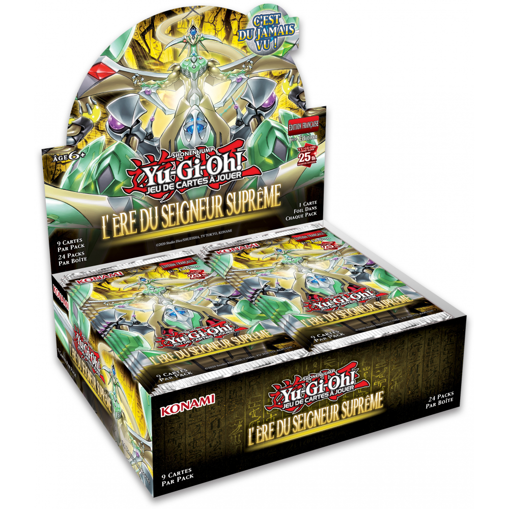 Yu-Gi-Oh! Display de 24 boosters - L'Ère du Seigneur Suprême - Cartes