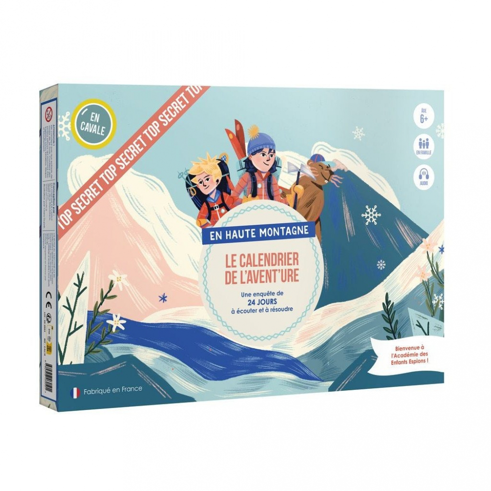 Calendrier De L'Avent 2025 En Cavale - Aventure En Montagne - Enquête Audio 24 Jours - Pour Enfants 6+ Et Famille
