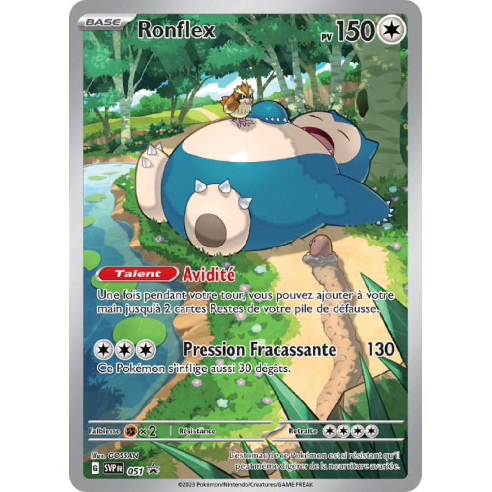 Produit Promo - Pokemon EV3.5 - 151 - Ronflex - 051 - FR Pokémon