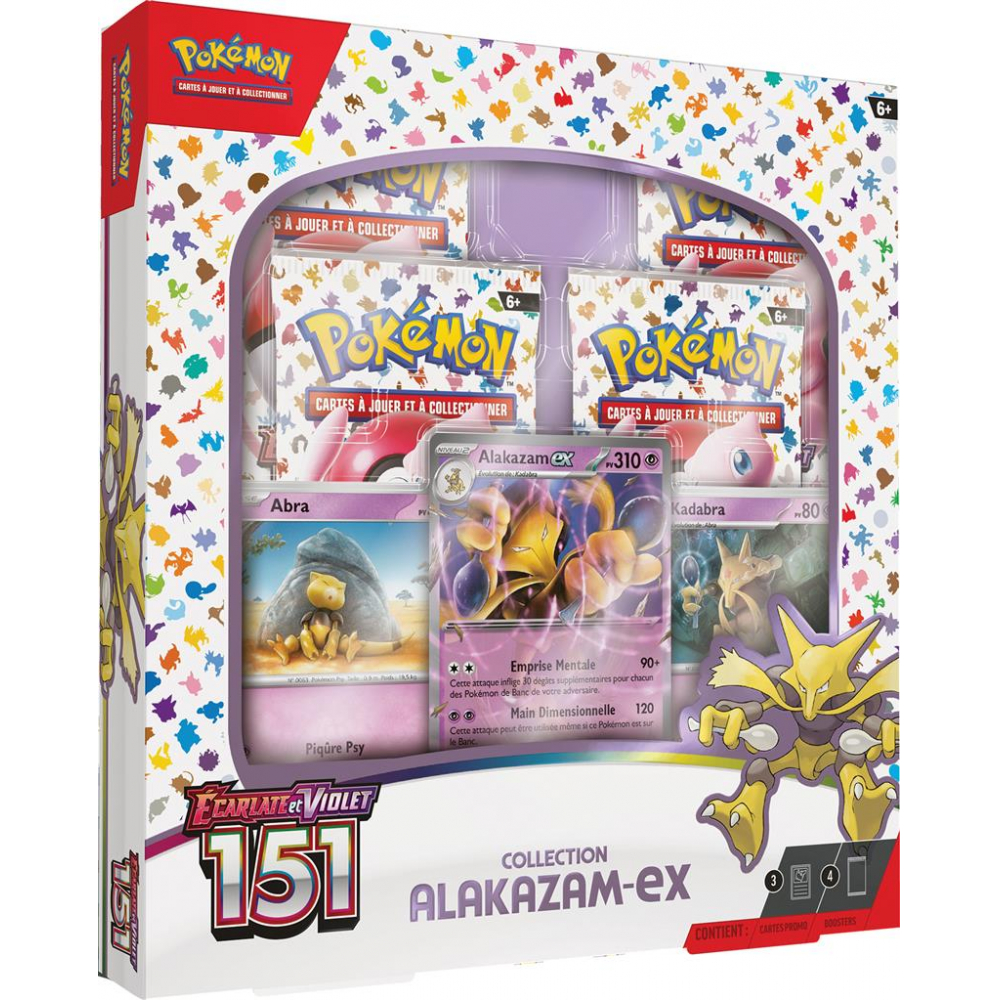 Coffret EV3.5 Ecarlate et Violet - 151 - Collection Alakazam Ex Pokémon -  UltraJeux