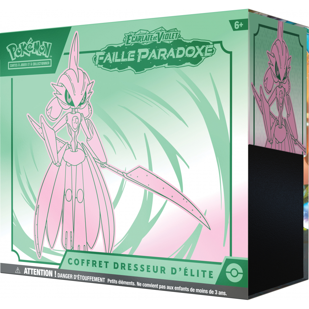 Coffret EV04 Ecarlate et Violet - Faille Paradoxe - Dresseur d'Elite :  Garde-de-Fer Pokémon - UltraJeux