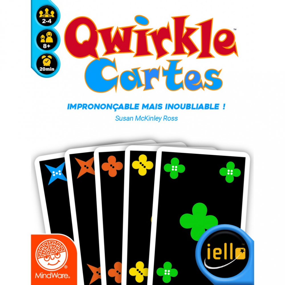 Jeu de Cartes Qwirkle, édition cartes (nouvelle edition) Réflexion -  UltraJeux