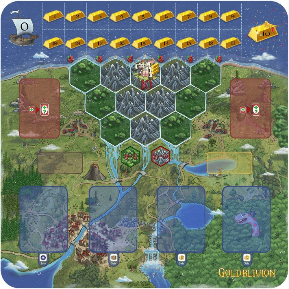 Jeu de Cartes Tapis de jeu recto verso Goblivion/Goldblivion Stratégie -  UltraJeux