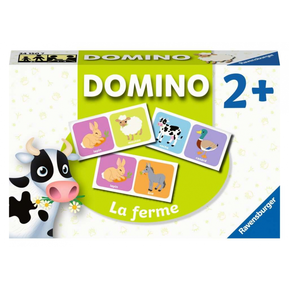 Ludo-Educatif Domino - La ferme Enfant - UltraJeux