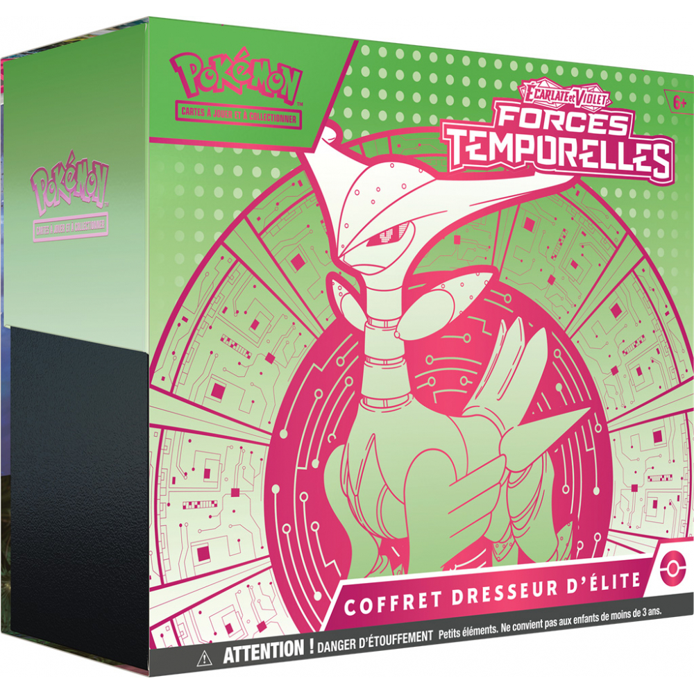 Pokémon Ecarlate Violet - Pack Portfolio + 1 Booster Forces Temporelles - Cartes à Collectionner