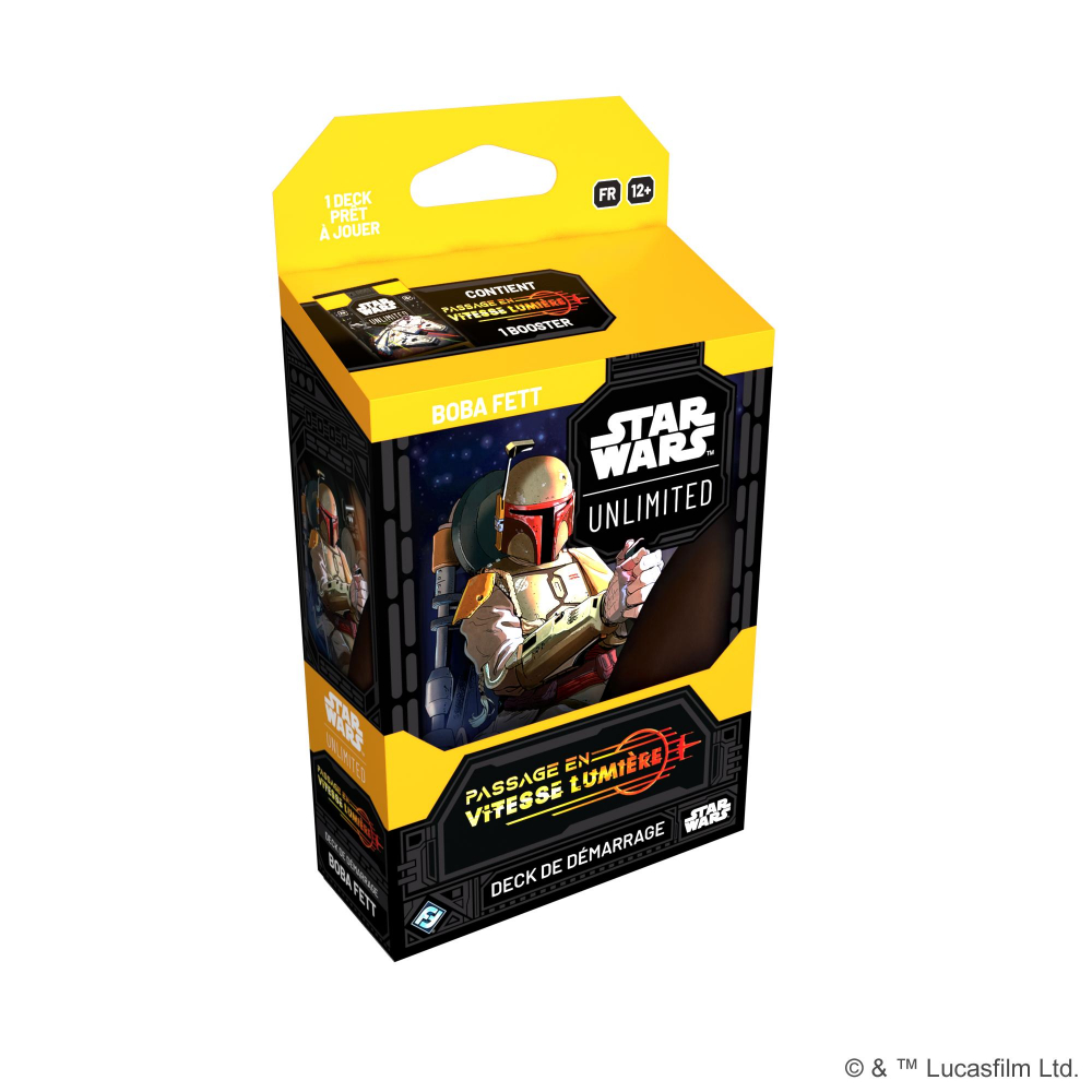 Star Wars Unlimited – Booster Passage En Vitesse Lumière – 16 Cartes – 4e Set – Dès 12 Ans – Version Française