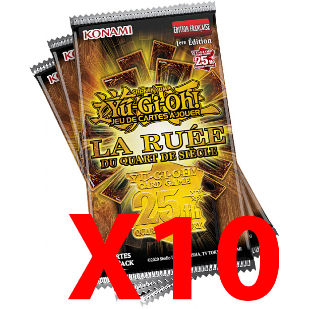 Yu-Gi-Oh! La Bonanza du Quart de Siècle - Lot de 3 - Cartes à Collecti Yu-Gi-Oh! La Bonanza du Quart de Siècle - Lot de 3 - Cartes à Collecti