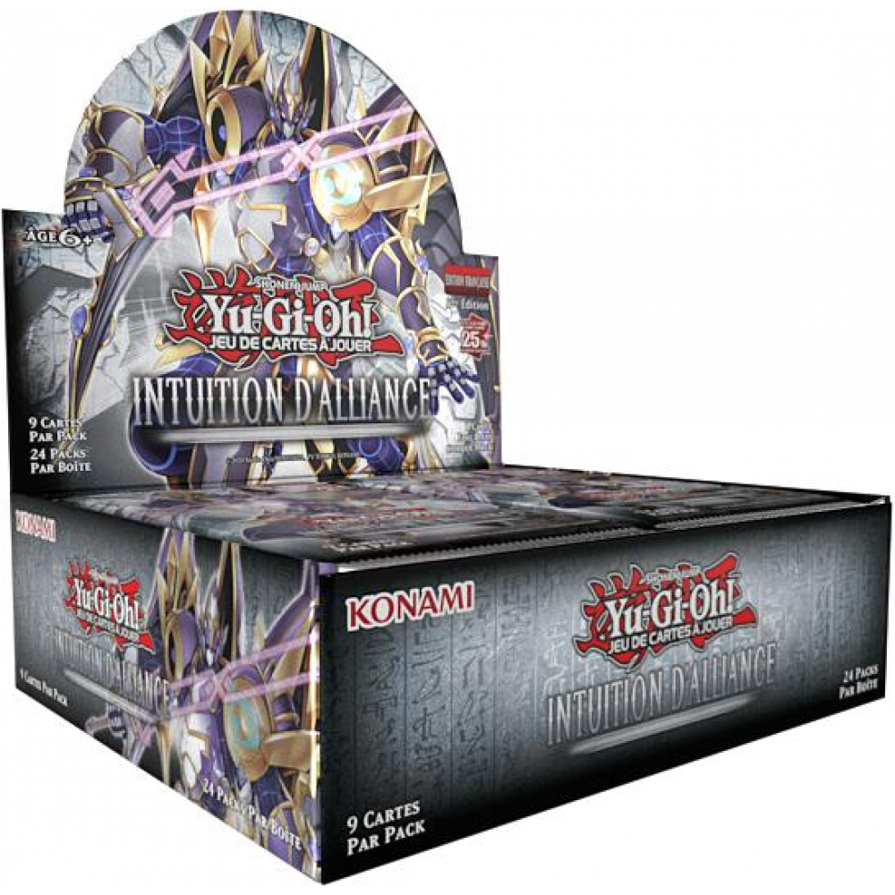 Yu-Gi-Oh! Display de 24 Boosters - Intuition d'Alliance - Cartes à Col