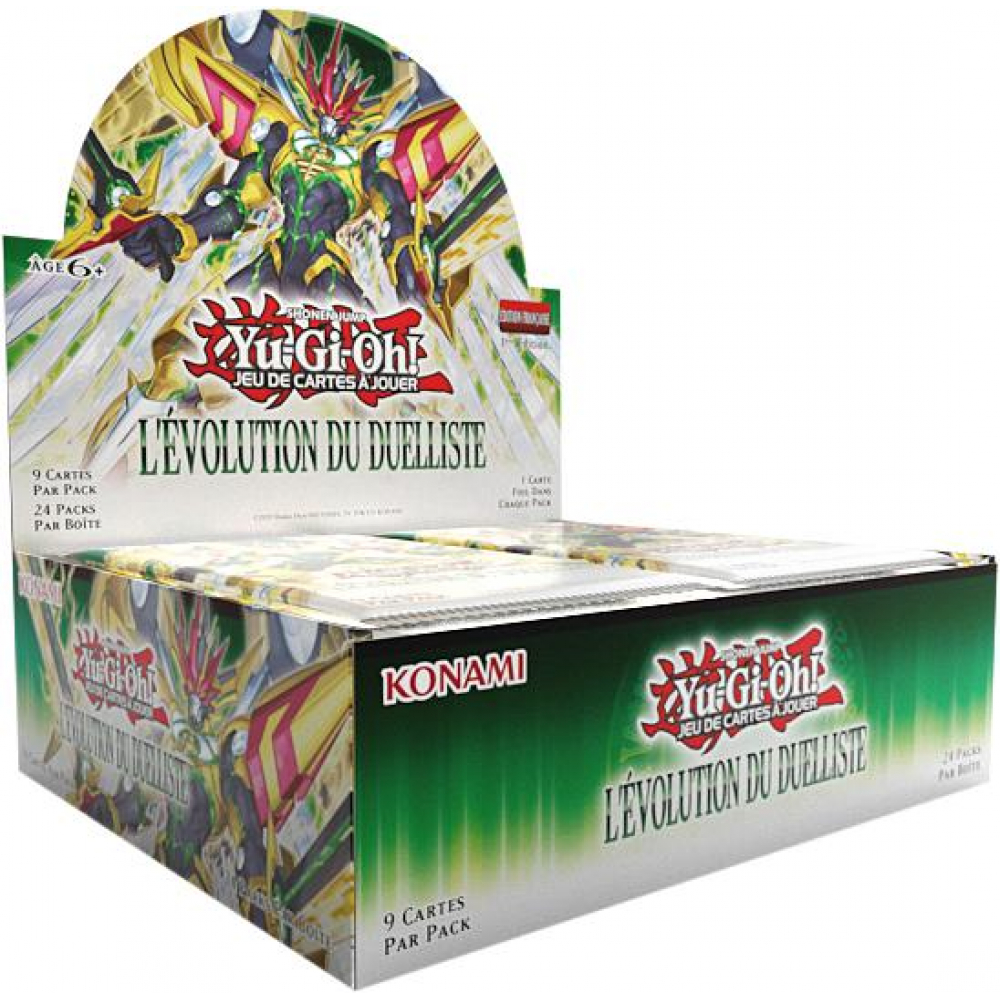 Yu-Gi-Oh! Display de 24 Boosters - L'Évolution du Duelliste - Cartes à