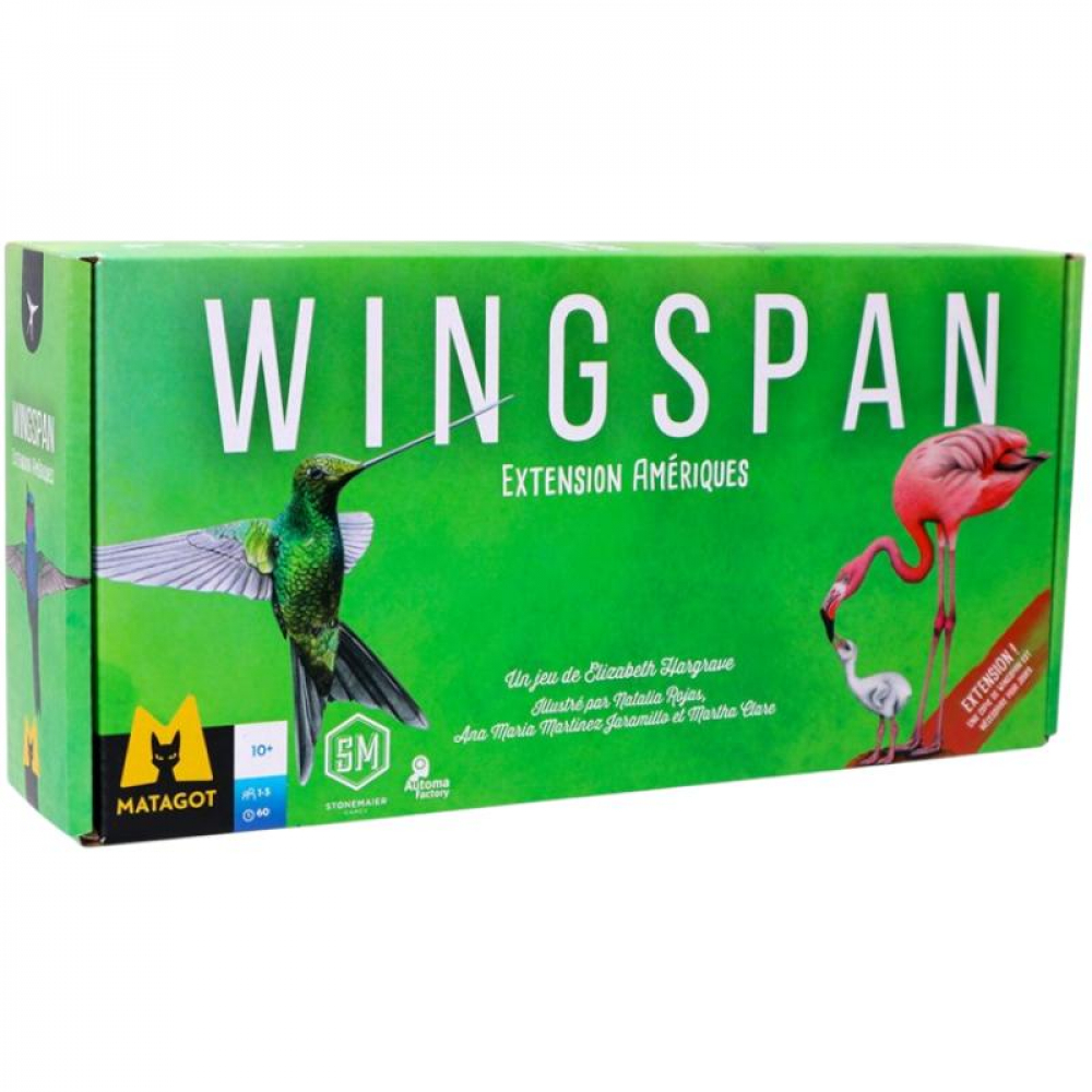 Wingspan - Extension Amériques - Jeux de Société - Best-Seller - Strat