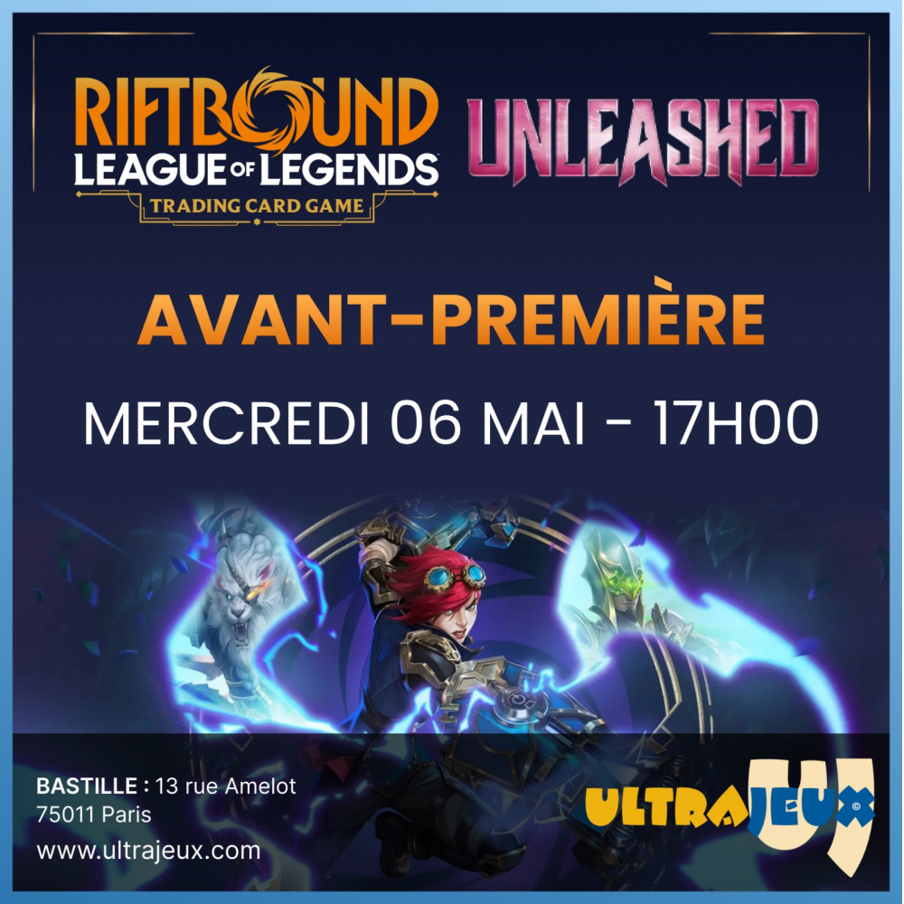 Pre Rift Event Riftbound Pré-Rift Event Unleashed Bastille - Mercredi 06 Mai 17h00