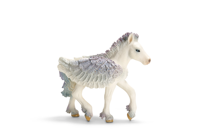 Schleich – Bébé Pégase – Figurine Magique, Peinte à La Main, Détail Soigné – Collection Dès 3 Ans